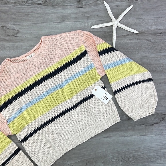 🔆BILLABONG🔆 SEEING STRIPES SWEATER - Picture 5 of 11